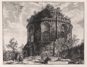 View of the so-called Temple of the Cough on the Via Tiburtina, a Mile from Tivoli, from Views of Rome by Giovanni Battista Piranesi