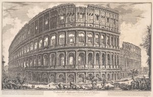 View of the Flavian Amphitheater Known as the Colosseum by Giovanni Battista Piranesi