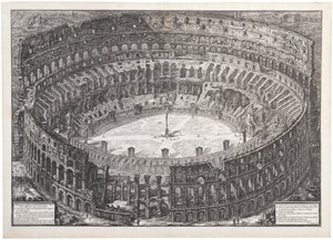 View of the Flavian Amphitheater Called the Colosseum