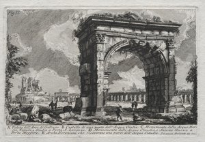 View of the Arch of Gallienus