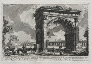 View of the Arch of Gallienus