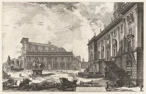 View of the Piazza del Campidoglio, from Views of Rome