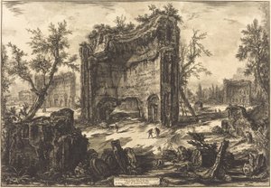 View of the Baths of Titus
