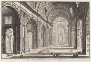 Interior View of the Basilica of Saint Peter