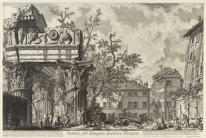 View with the Temple of Jove by Giovanni Battista Piranesi