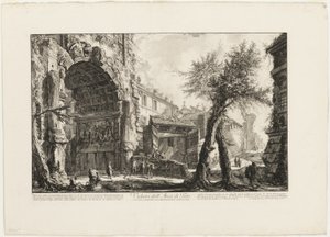 View of the Arch of Titus, from Vedute di Roma by Giovanni Battista Piranesi