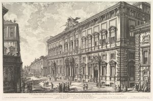 View of the Palazzo della Consulta on the Quirinal housing the Papal Secreteriat by Giovanni Battista Piranesi