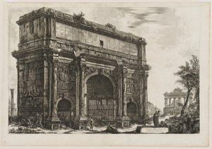 View of the Septimius Severus by Giovanni Battista Piranesi