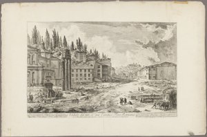 View of the Site of the Ancient Roman Forum, from Views of Rome by Giovanni Battista Piranesi