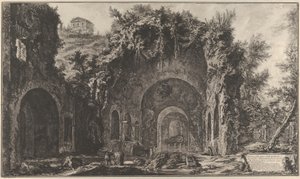 View of the Fountainhead and the Grotto of Egeria outside the Porta Capena, 1760-78 by Giovanni Battista Piranesi