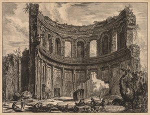 Views of Rome: Remains of the Temple of Apollo near Hadrian