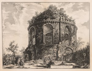 Views of Rome: The So-called Tempio della Tosse, near Tivoli, 1763 by Giovanni Battista Piranesi