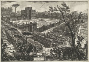 Villa Doria Pamphili in Rome by Giovanni Battista Piranesi