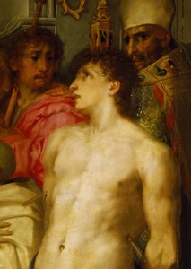 Madonna has the Child with Saints (detail)