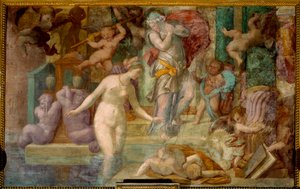 Venus at the Fountain by Giovanni Battista Rosso Fiorentino