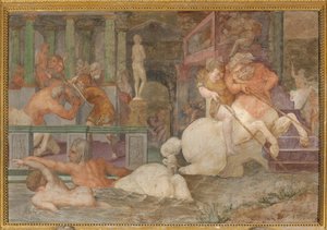 The Education of Achilles by Giovanni Battista Rosso Fiorentino