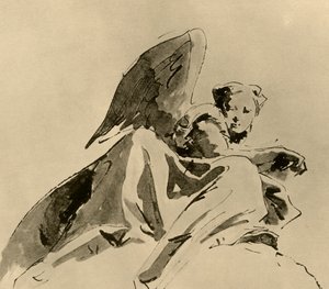 Angel, c1753-1762 by Giovanni Battista Tiepolo