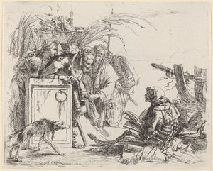 Death Giving Audience by Giovanni Battista Tiepolo