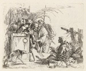 Death Giving Audience, from Various Capriccios by Giovanni Battista Tiepolo