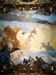 The Course of the Sun (detail) by Giovanni Battista Tiepolo