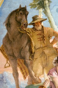 Peasant from Angelica Coming to the Aid of the Wounded Medoro (detail)