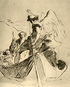 Flight into Egypt by Giovanni Battista Tiepolo