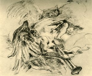 Group of Angels, c1754, 1928