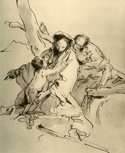 Holy Family, mid 18th century by Giovanni Battista Tiepolo