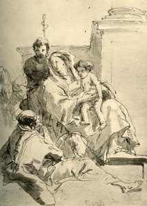 Holy Family by Giovanni Battista Tiepolo