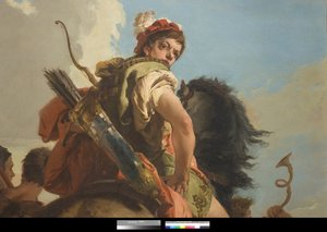Hunter on Horseback by Giovanni Battista Tiepolo