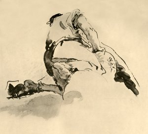 Kneeling Figure seen from behind
