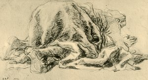 Man Prostrated in Prayer, 1765-1770