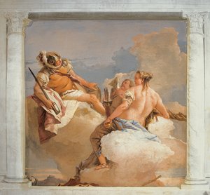 Mars and Venus, from the Room of Olympian Deities in the Foresteria (Guesthouse) by Giovanni Battista Tiepolo