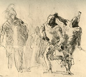 Minerva Checks the Wrath of Achilles by Giovanni Battista Tiepolo