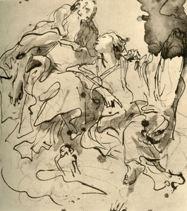 Old Man and Young Woman by Giovanni Battista Tiepolo