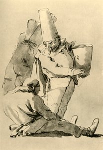 Pulcinelli, mid 18th century, 1928