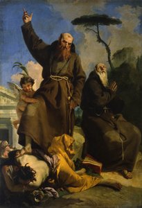 Saint Fidelis of Sigmaringen and Saint Joseph of Leonessa by Giovanni Battista Tiepolo