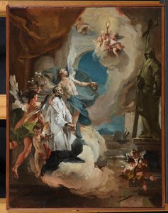 St. Aloysius Gonzaga in Glory by Giovanni Battista Tiepolo