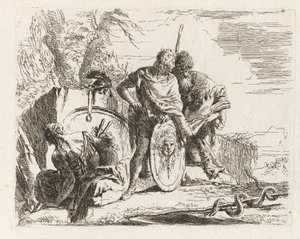 The Astrologer and the Young Soldier, from Various Capriccios by Giovanni Battista Tiepolo