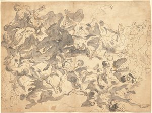 The Fall of the Rebel Angels by Giovanni Battista Tiepolo