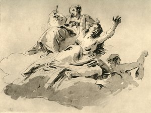 Three Women, mid 18th century by Giovanni Battista Tiepolo