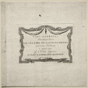 Various Caprices by Giovanni Battista Tiepolo