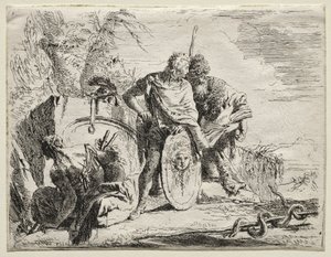 Various Caprices: The Astrologer and the Young Soldier by Giovanni Battista Tiepolo