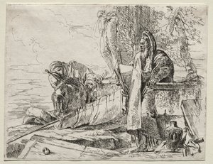 Various Caprices: The Philosopher Holding a Book by Giovanni Battista Tiepolo