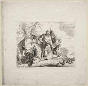 Various Caprices: The Young Soldier and the Astrologer by Giovanni Battista Tiepolo