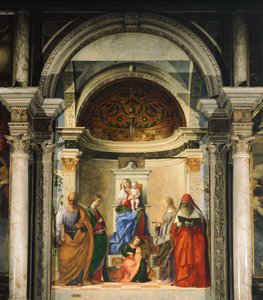 Madonna between four Saints