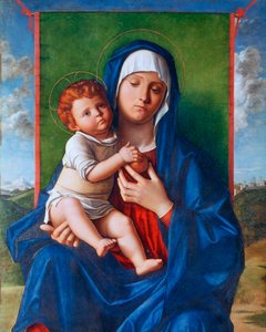 The Virgin and Child, c1480-1490 by Giovanni Bellini