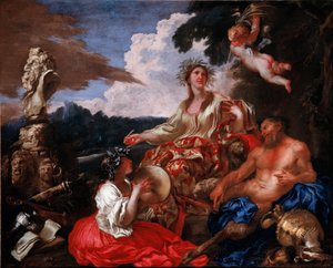 Allegory of Music by Giovanni Benedetto Castiglione