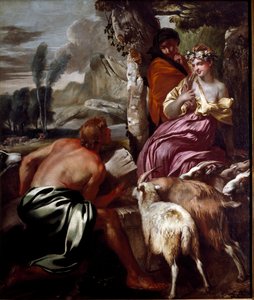 Jacob Meets Rachel at the Well by Giovanni Benedetto Castiglione