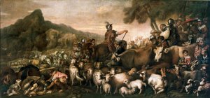 The Hebrew People on a Journey to the Promised Land by Giovanni Benedetto Castiglione